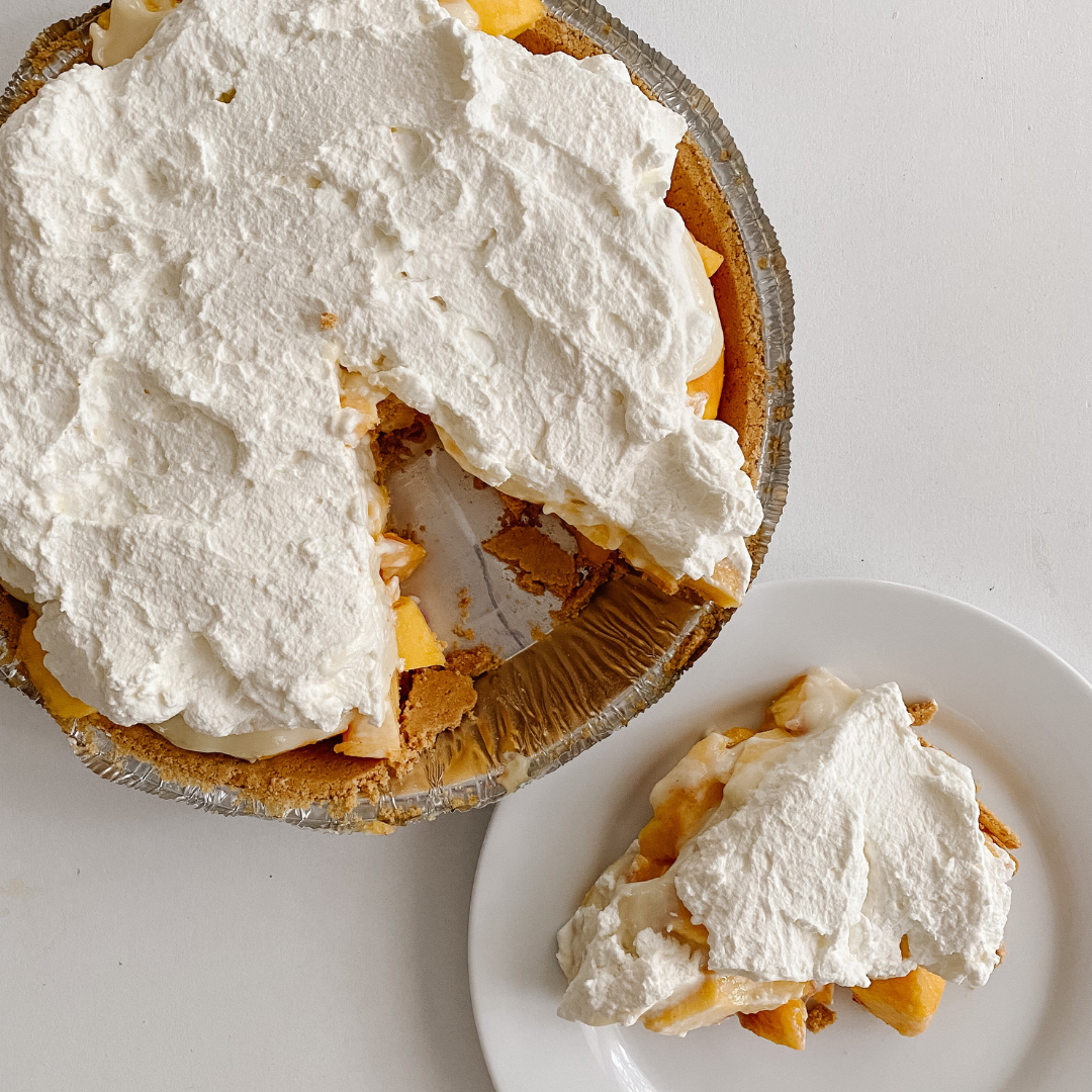 Fresh Peach Pie Recipe (No Baking Required) - Home and Kind
