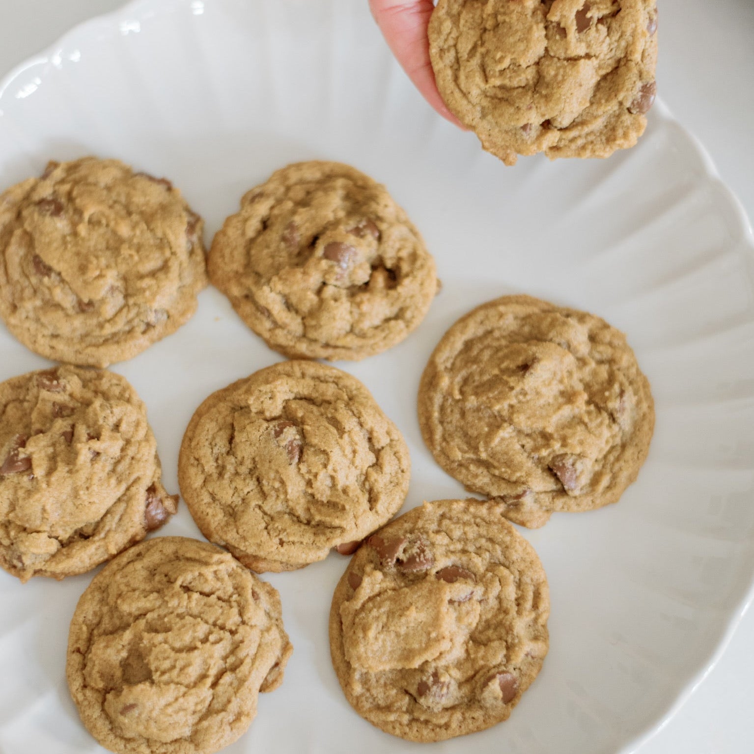 Brown Butter Pumpkin Chocolate Chip Cookies (Freezer-Friendly)
