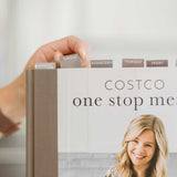 Magnetic Meal Planning Bookmarks