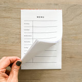 Weekly Menu Pad Refill