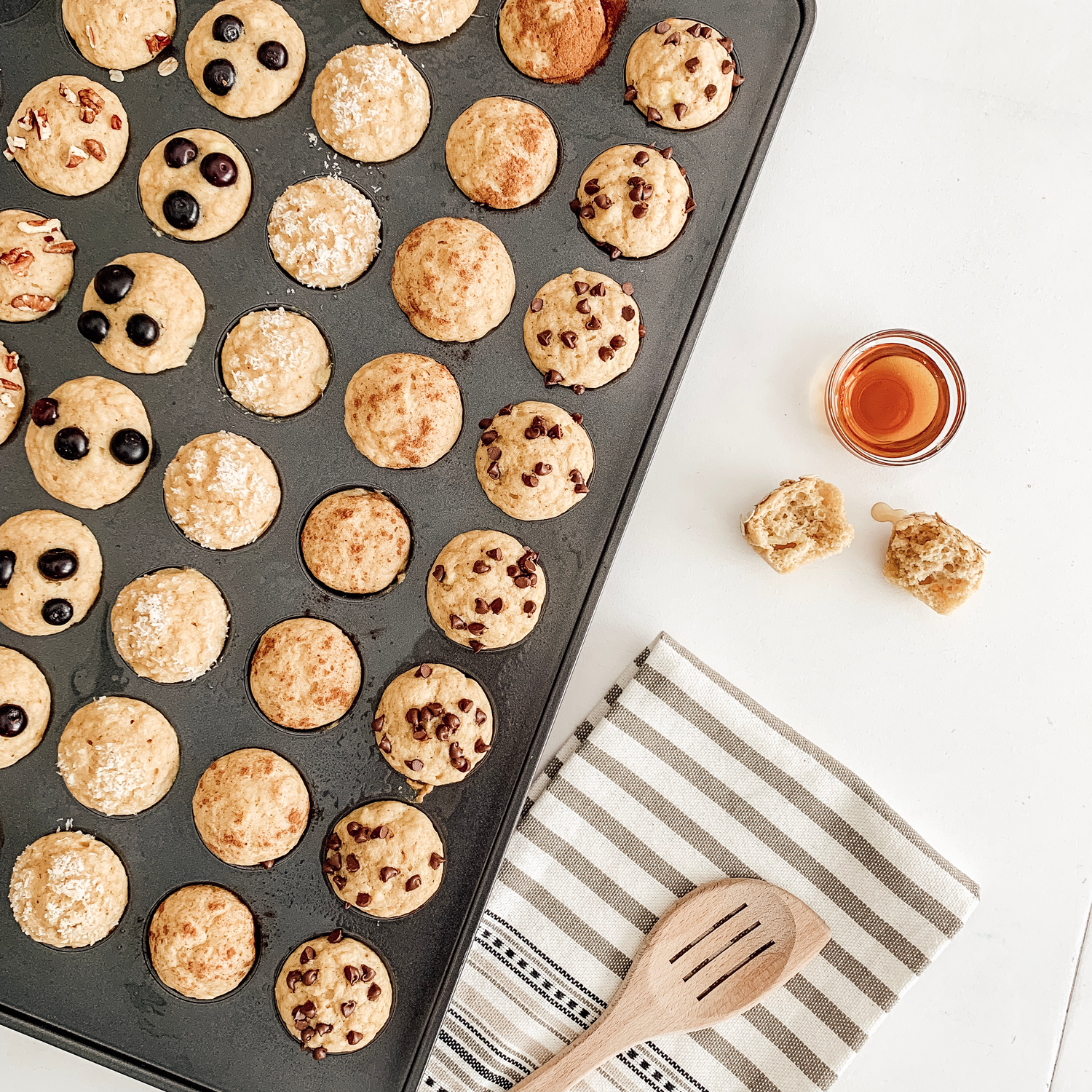 Mini Pancake Muffins - Home and Kind