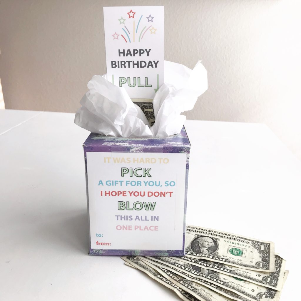 Birthday Tissue Box Money Roll Free Printable Templates Printable 