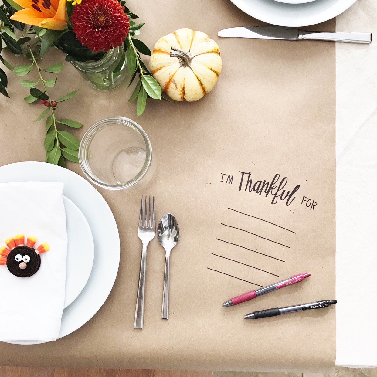 Thanksgiving Tablescape Idea