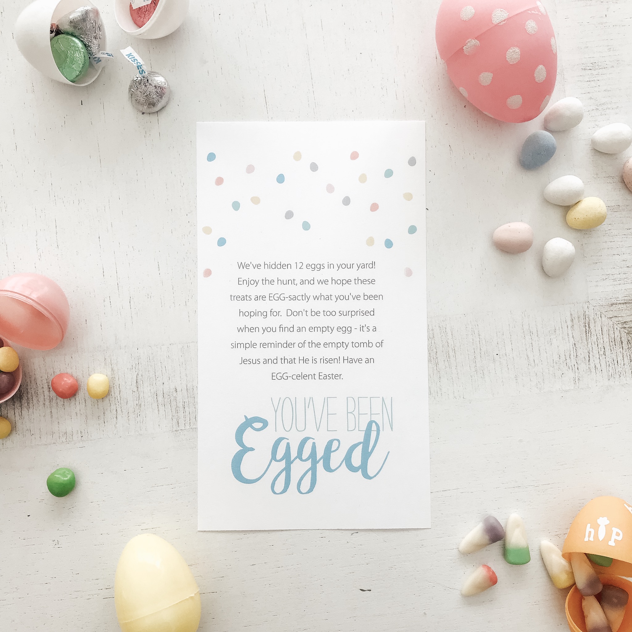 You've Been Egged Easter Service Free Printable Download