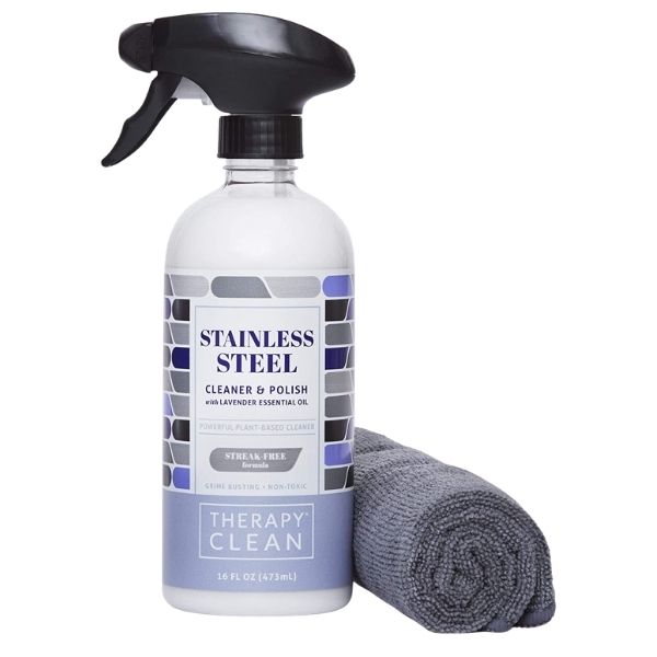 Stainless Steal Cleaner and Microfiber cloth