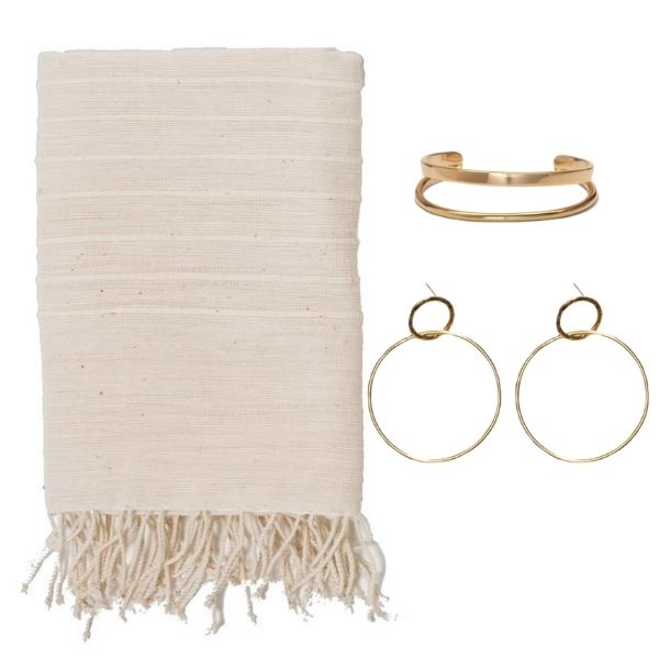 Hand Towel and Jewelry