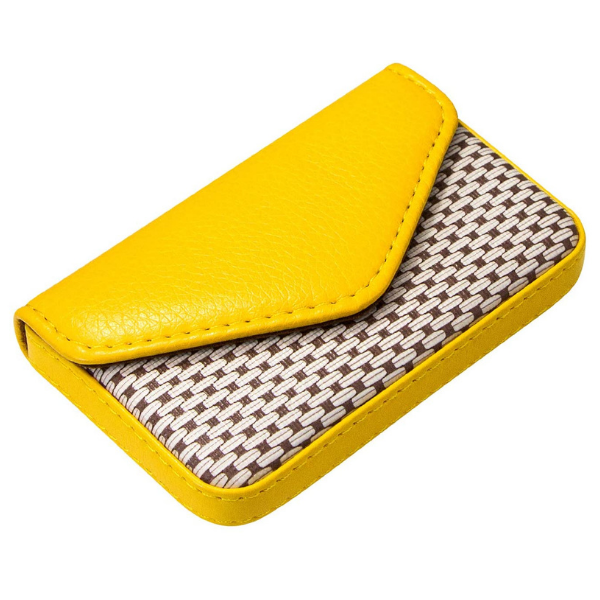Yellow Business Card Holder
