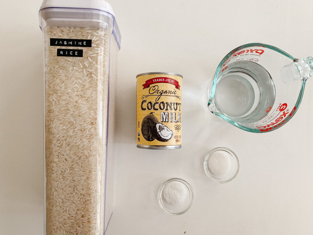 Coconut Rice Ingredients