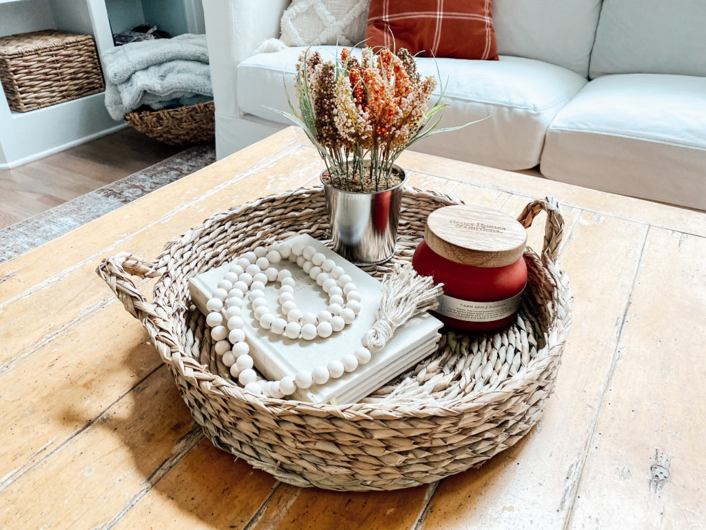 woven tray from Walmart+