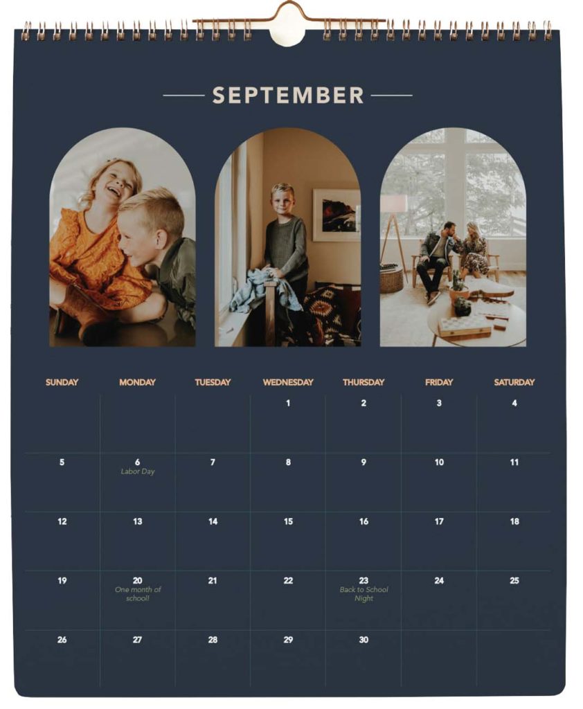 custom photo calendar