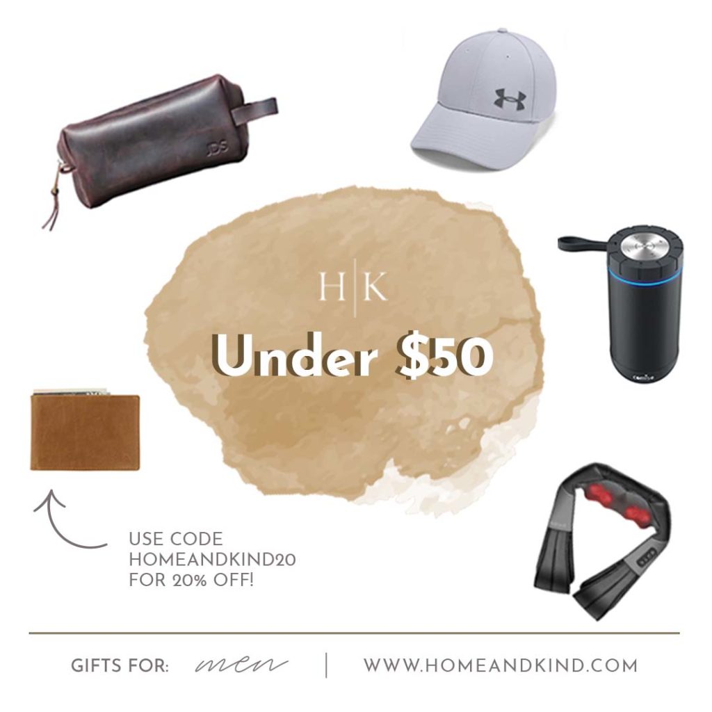 Men's holiday gift guide 2021 Under $50