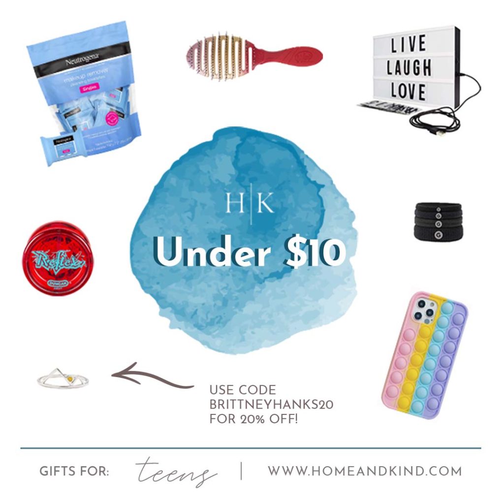 Teens Holiday Gift Guide 2021 Under $10