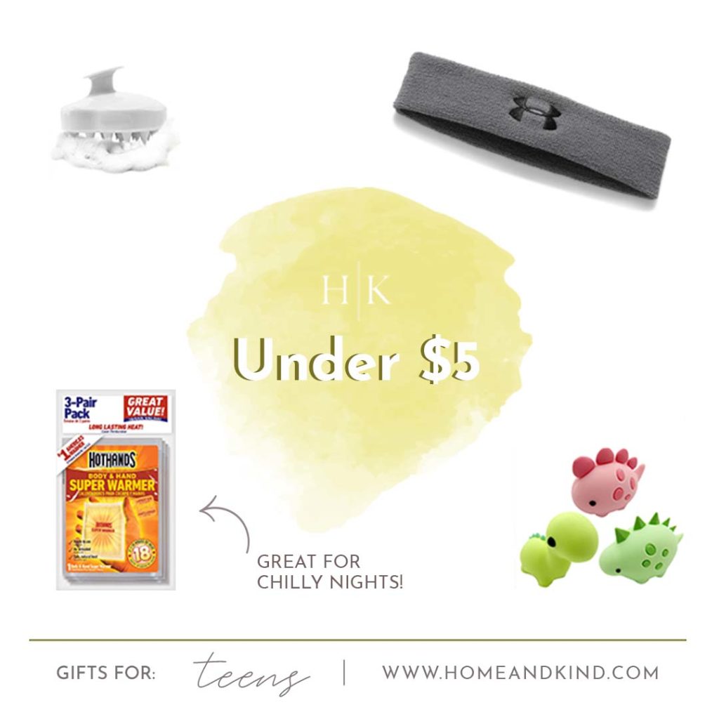 Teens Holiday Gift Guide 2021 Under $5