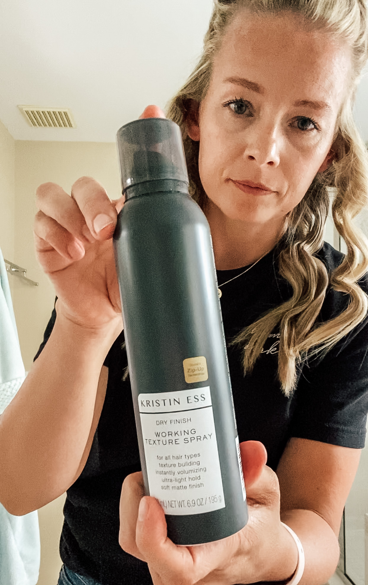 Kristiness Dry Finish Working Texture Hair Spray for Volume + Texture