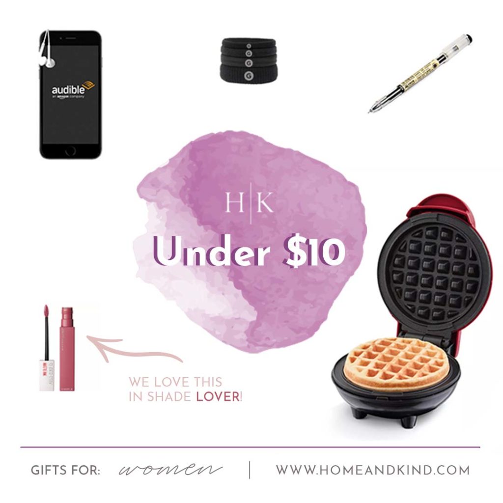 Women's holiday gift guide 2021 under $10