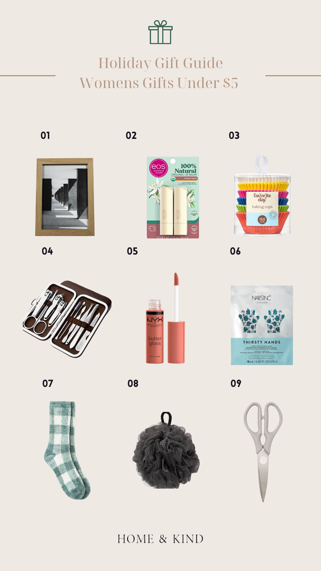 Under $5 Gift Guide  Gift guide, 5 gifts, Favorite things party
