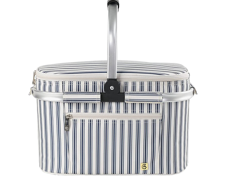 Insulated picnic basket